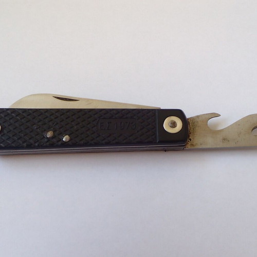 Afentakis 1973 Greek Army Folding Knife used