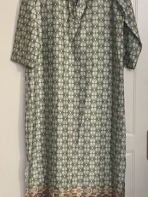 Summer dress kaftan New Age, size S/M, new with side slit