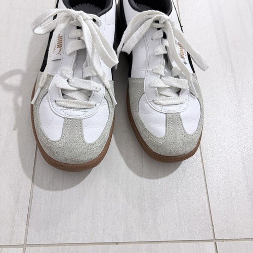Puma Palermo unisex sneakers, black and white