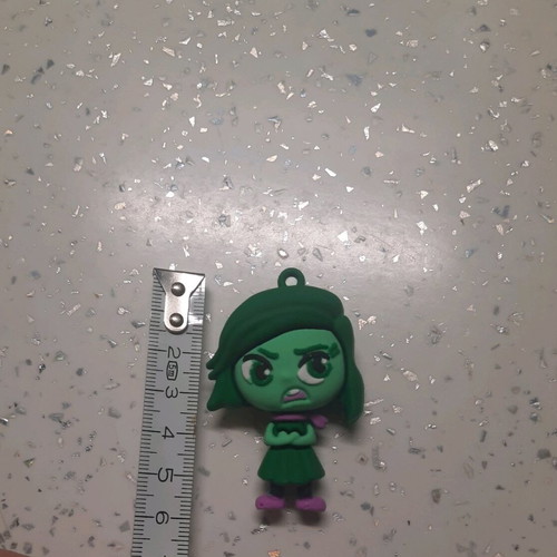 Figure Disgust from the movie Inside Out new, rubber