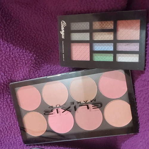 Blush and eyeshadow palettes like new, 8 and 10 shades