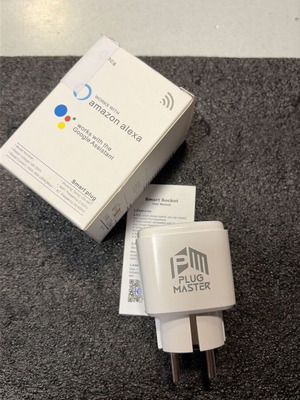 Smart Plug 16A new, Wi-Fi 2.4Ghz compatible with Google Assistant and Alexa