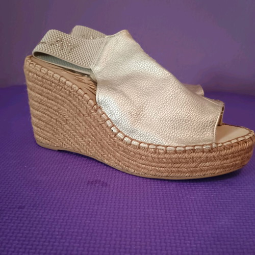Replay platform shoes new, unused, gold-silver, size 41