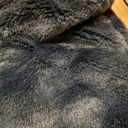 Zara women's furry shoulder bag like new, blue