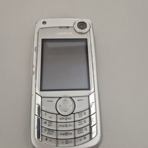 Nokia 6680 mobile used, without battery, gray, up to 7.9 MP camera