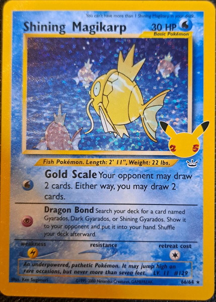 Shining Magikarp (CEL NR 66) 25th anniversary!!!