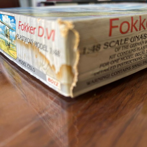 Eduard Fokker D.VI 1/48 Flying Circus kit like new