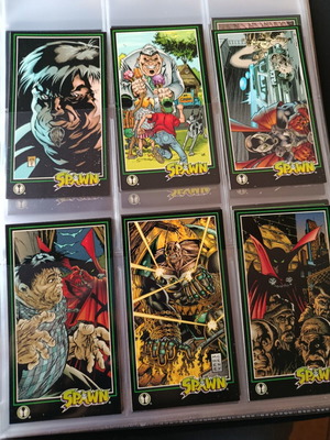Spawn 1995 Wildstorm collectible cards set of 6 like new