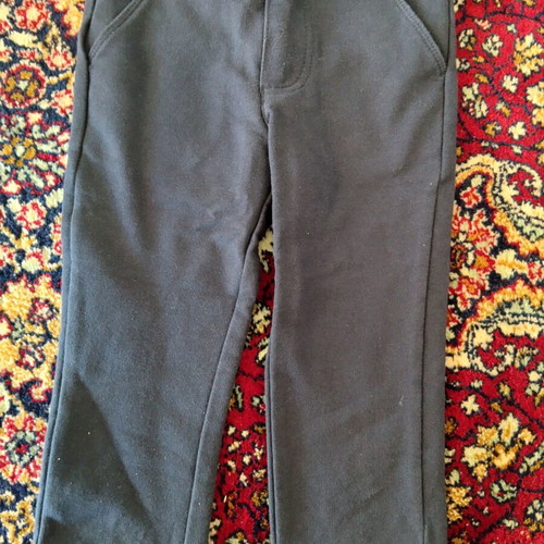 Baby pants soft texture like new, dark blue, up to 18 months