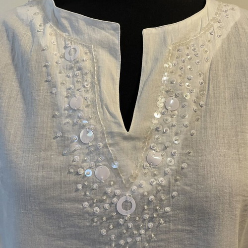 Tunic cotton 100% like new, size S/M, white