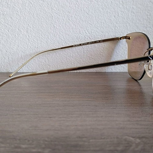 Emporio Armani EA 2075 sunglasses like new, gold butterfly frame