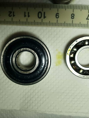 Military Bearings set of 5, like new, 1930-1950 aircraft