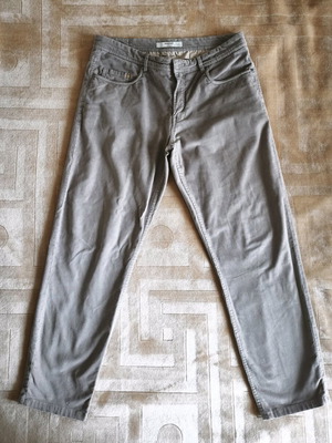 Men's corduroy pants Mango used, beige