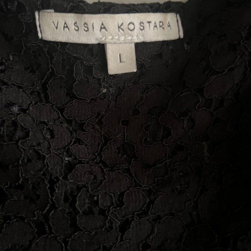 Vassia Kostara vest used, black, size L