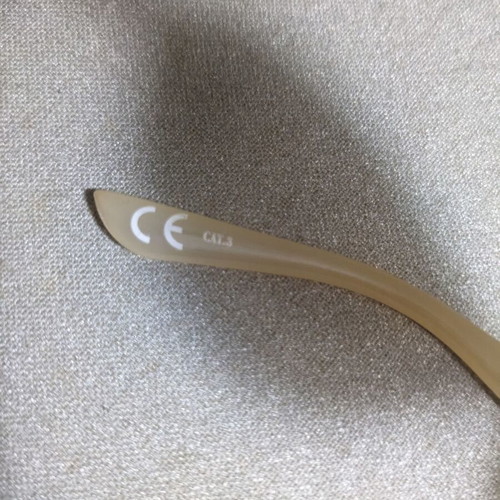 Cateye sunglasses used, girls, beige