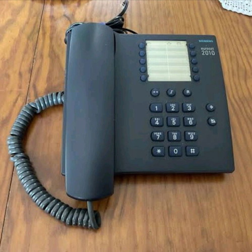 Samsung Euroset 2010 corded phone used, black