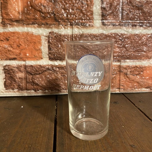 Omega Tsotras glass used, 12 cm tall