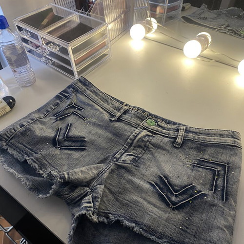 Shorts like new, blue, size XXL