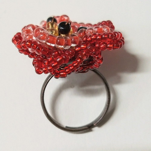 Ring new, red