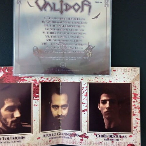 Validor In Blood In Battle CD used, epic heavy metal