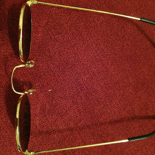 Sunglasses new, gold color