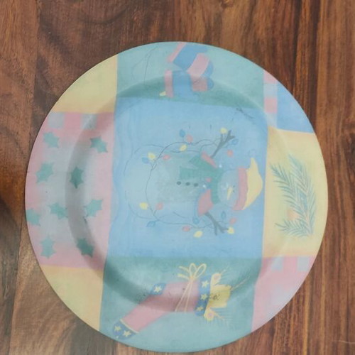 Christmas platter like new
