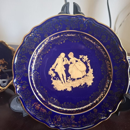Limoges decorative plates set of 5 like new