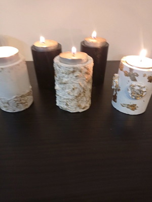 Candle holder for tealight new, size 8x5.5 cm