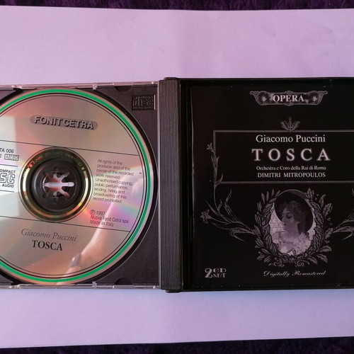 Opera Tosca Giacomo Puccini 2cd used, classical music