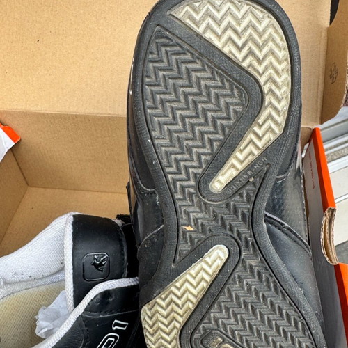 AND1 Basketball Shoes used, black-white, size 40.5