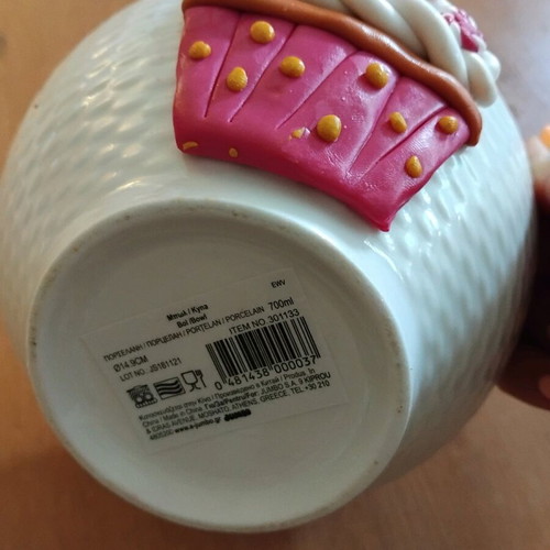 Bowl with polymer clay like new