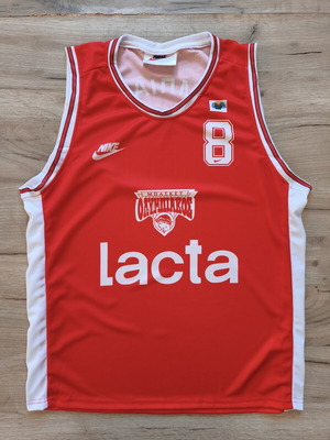Vintage Olympiacos Jersey 1994-95 Eddie Johnson Medium New