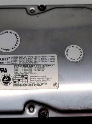 Quantum Fireball TM32A012 σκληρός δίσκος μεταχειρισμένος 3.2GB 4500RPM 3.5''