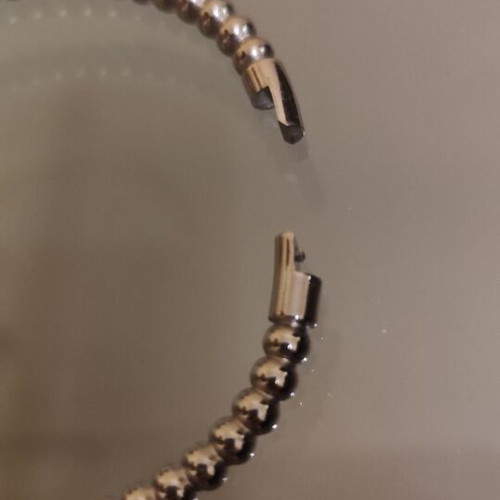 Silver bracelet made of stainless steel new