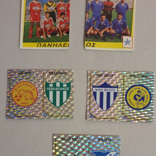 Panini Football '98 stickers like new, pack of 10 cards