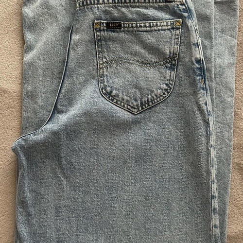 Lee no27 wide leg jeans, like new, blue