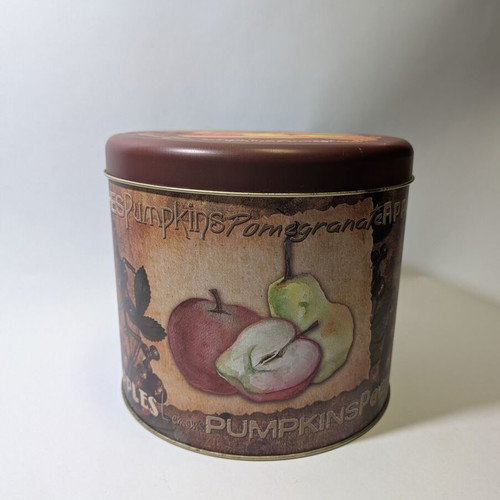 Metal storage box used 19.5x22cm