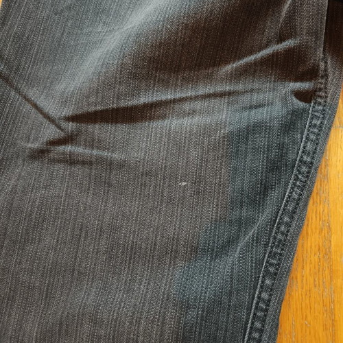 Gray jeans size L, very good condition, small stain