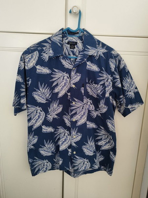 Gant short-sleeve shirt used, size M, blue