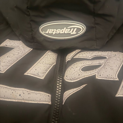 Trapstar Hyperdrive Puffer Jacket like new, small, black