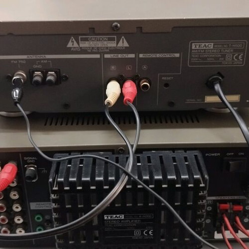 TEAC A H 200-T H 500 sound amplifiers used, very good condition