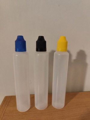Пластмасова бутилка 90ml с пипета и капачка (Прозрачна)