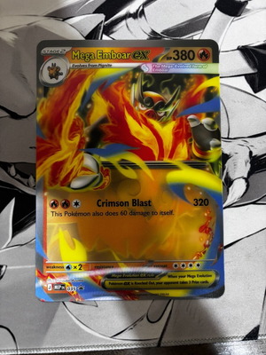 Mega Emboar Promo Jumbo Size card like new