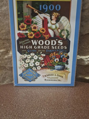 Woods wooden decorative plaque like new, 13×18 cm