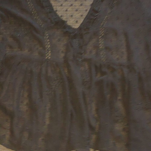 Stradivarius Black Transparent Top like new, size L