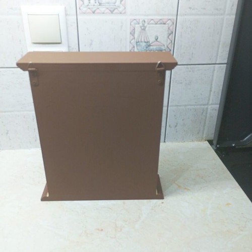 Handmade wooden wall key holder with 6 hooks like new