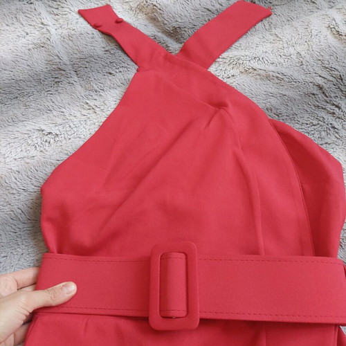 Midi dress red like new, Trendyol, size 36