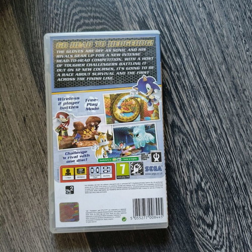Sonic Rivals 2 PSP Essentials used