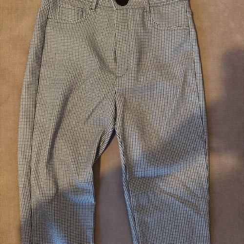 Zara women's pants like new, XS, white and gray