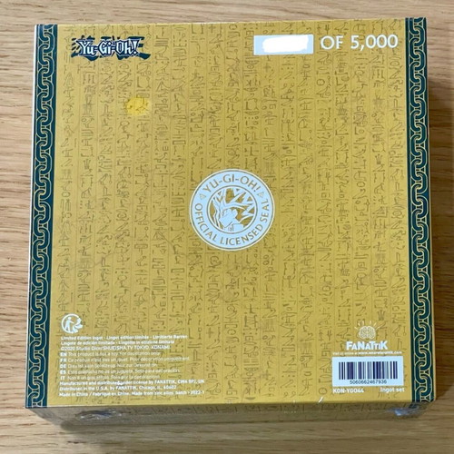 Yu-Gi-Oh! Exodia 24k Gold Plated Ingot Set new Limited Edition